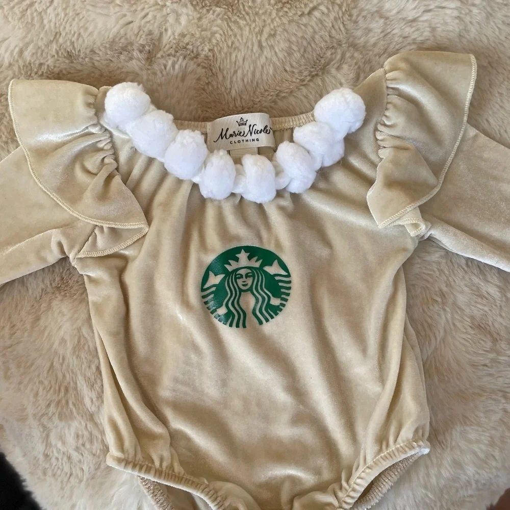 baby Starbucks Frappuccino costume bodysuit